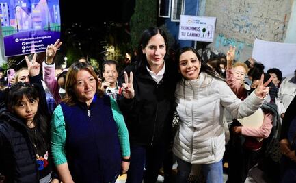 Lía Limón entrega 2 caminos blindados en Álvaro Obregón