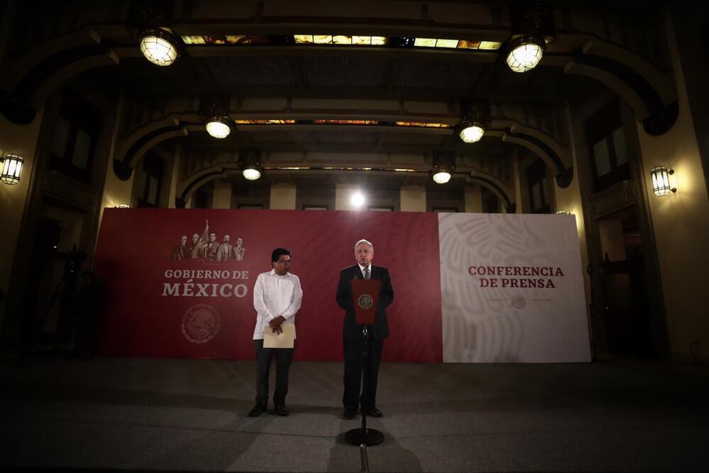 Conferencia del presidente López Obrador. Foto: Alejandra Leyva