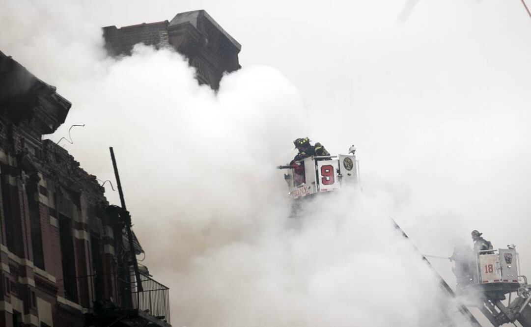 Explosión por fuga de gas deja 12 heridos en NY