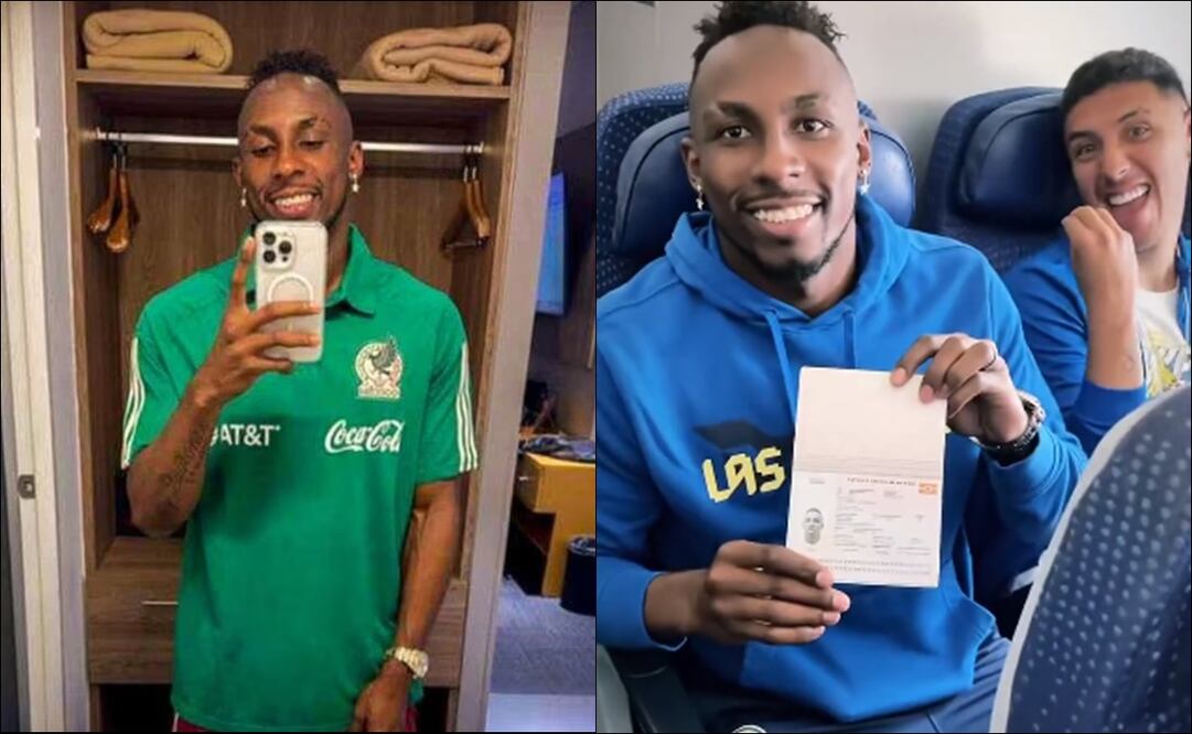 Julián Quiñones presumió su pasaporte mexicano / Foto: Especiales
