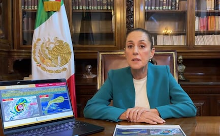 Claudia Sheinbaum alerta por huracán "Milton"; llama a población de Yucatán a buscar refugio en albergues 