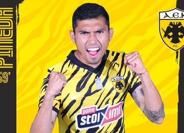VIDEO: Orbelín Píneda hizo golazo en el partido donde el AEK de Atenas se proclamó campeón