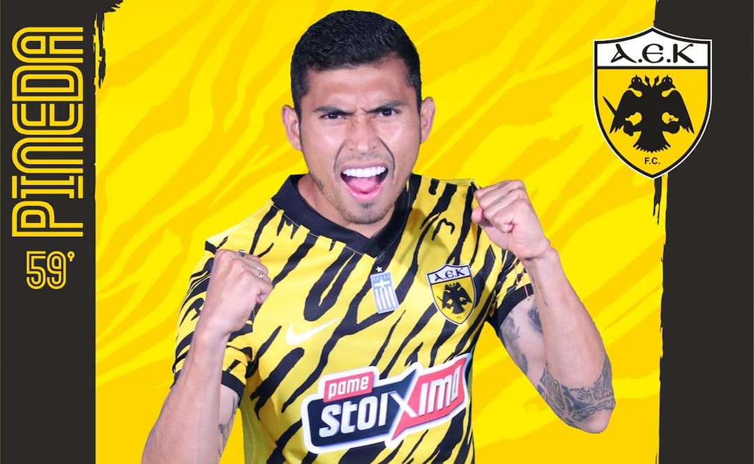 Orbelín Pineda nuevo gol con AEK de Atenas