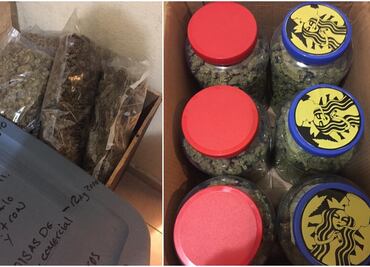 Armas y marihuana en botes con estampa de “sirena”, lo asegurado a “El Tortas” y a “El Jamón”