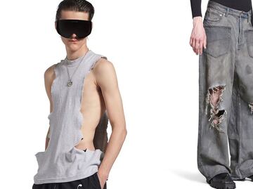 Así es la colección de ropa rota de Balenciaga que cuesta miles de dólares