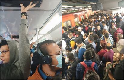 “Línea 8, de nuevo fatal… ¿ahora a qué se debe?”: Usuarios denuncian atrasos en el Metro