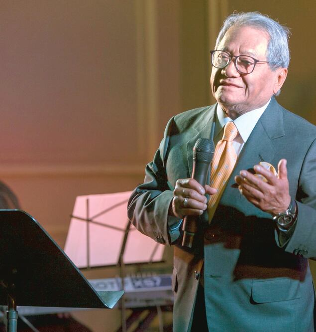 Armando Manzanero puso el toque romántico. Foto: CLASOS