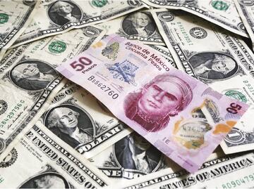 Dólar "rasguña" los 19 pesos, pero regresa a 18.76 unidades tras baja de la inflación en EU