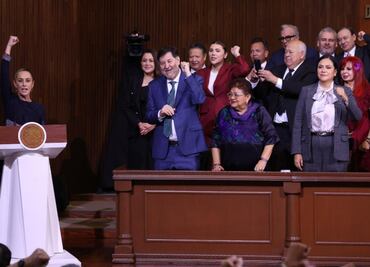 FOTOS: Sheinbaum señala "No somos colonia de nadie”, durante aniversario de la Constitución en Querétaro