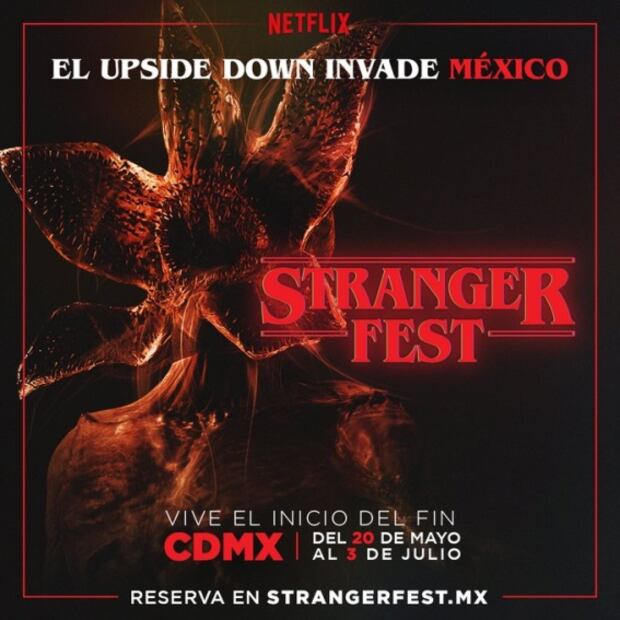 Dónde reservar para ir al Festival de Stranger Things en CDMX
