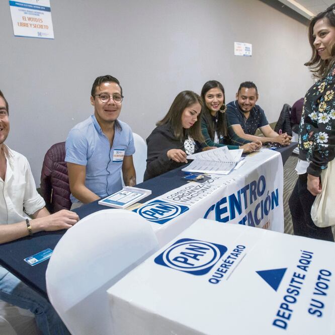 Múltiples gastos. Para la elección interna del PAN se gastó en: prensa, viáticos, papelería, entre otros. El debate costó 750 mil pesos. (ARCHIVO EL UNIVERSAL)