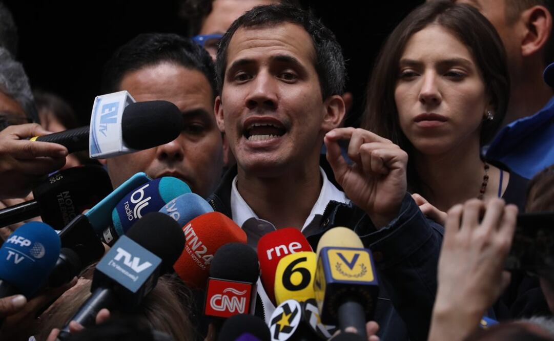 El presidente de la Asamblea Nacional (Parlamento) de Venezuela y autoproclamado presidente interino del país, Juan Guaidó (Foto: EFE)