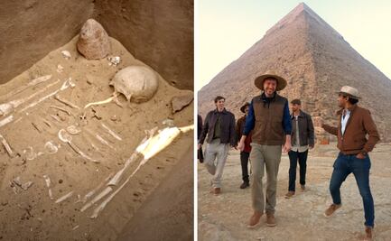 MrBeast muestra inéditas imágenes al interior de pirámides de Egipto; sube hasta hasta lo más alto