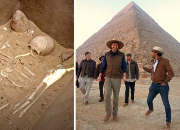 MrBeast muestra inéditas imágenes al interior de pirámides de Egipto; sube hasta hasta lo más alto