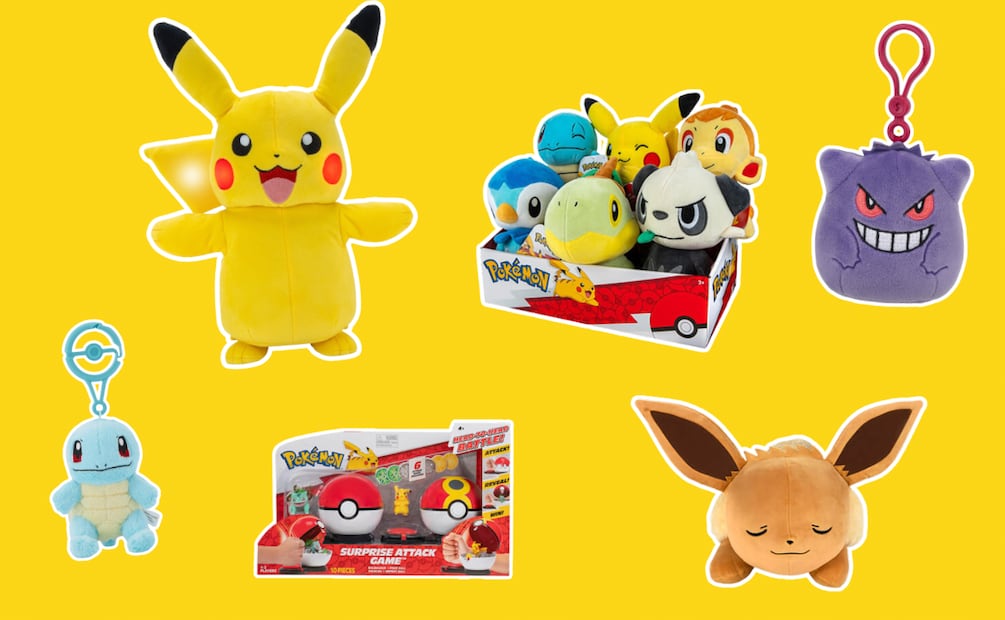 Los peluches Pokémon también forman parte del styling personal. Foto: Jazwares