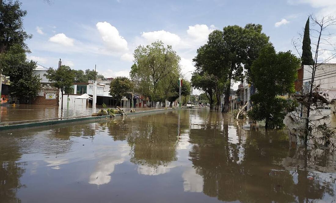 Sigue desbordamiento del río Salado, en Hidalgo