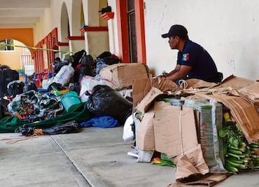 “Viajamos así para ahorrar dinero”