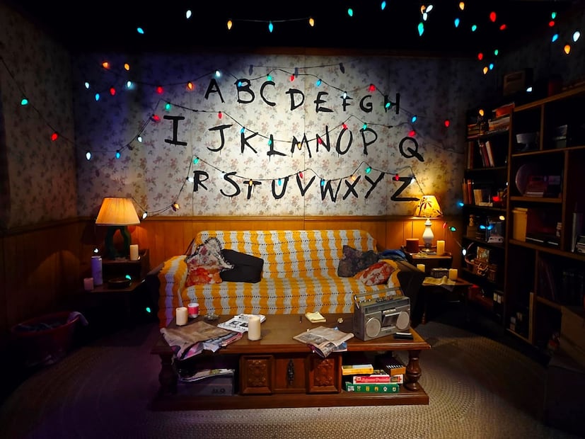 Finalmente podrás tomarte fotos en la famosa sala con las luces de Navidad. Foto: Vanessa Pérez