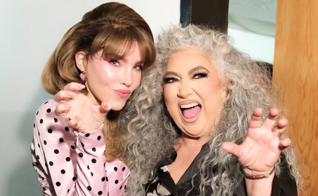 Amanda Miguel admira a Belinda.