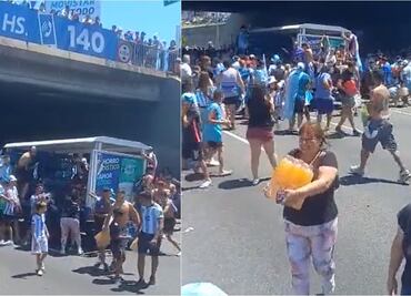 VIDEO: Captan rapiña durante los festejos de la Copa del Mundo en Buenos Aires