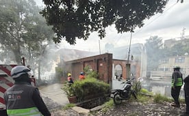 Incendio en inmueble de Tlalpan obliga a evacuar a 20 vecinos; no hay personas lesionadas