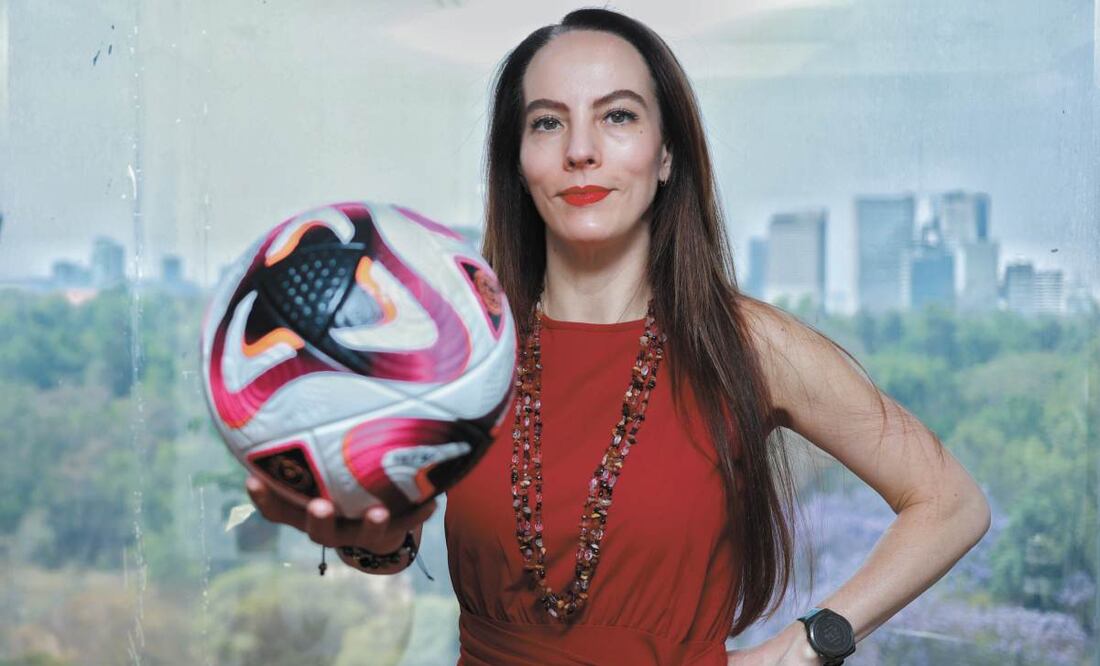 Gabriela Cuevas, representante de México para la organización de la Copa del Mundial de la FIFA 2026. (01/04/2025) Foto: Fernanda Rojas / EL UNIVERSAL