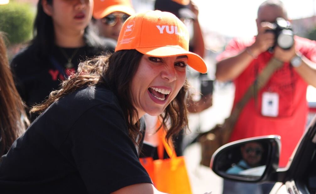 Yulma Rocha Aguilar precandidata a la gubernatura de Guanajuato por Movimiento Ciudadano. Foto: Especial.