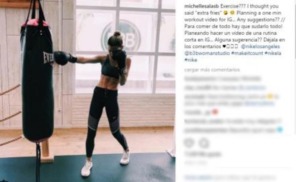 Critican a Michelle Salas por su figura