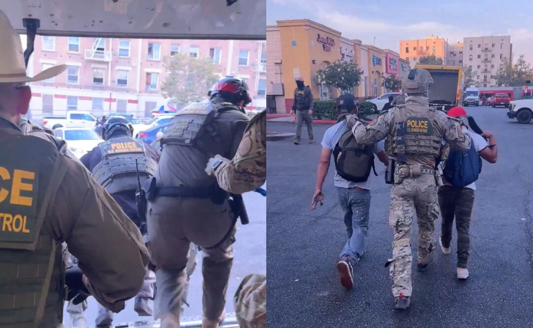 Activistas condenan que agentes migratorios se camuflen en camión de mudanzas para redada. (06/08/25) Foto: AP