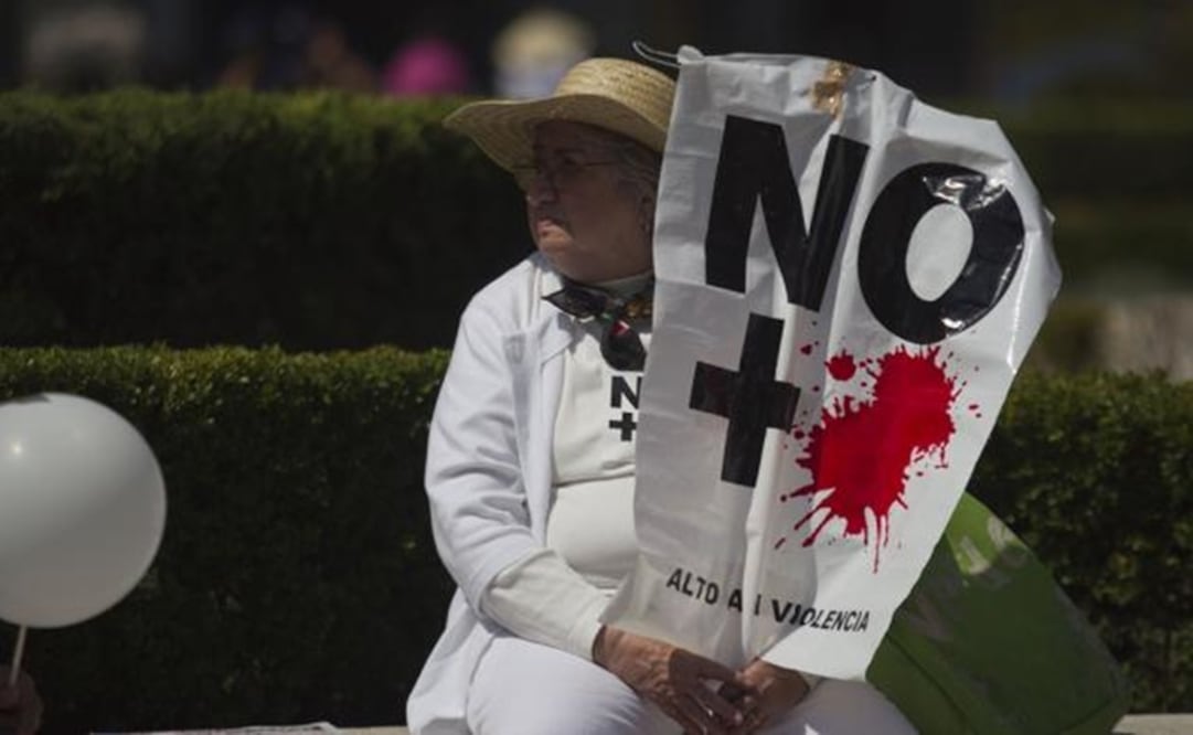 Woman protesting against femicides - File photo/EL UNIVERSAL