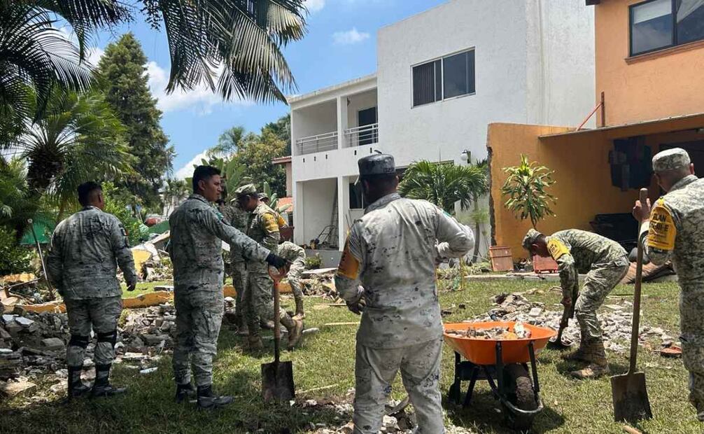 Solicitaron el apoyo de la Sedena porque se esperan fuertes lluvias  en las próximas horas y se busca prevenir daños en las viviendas. Foto: Especial.