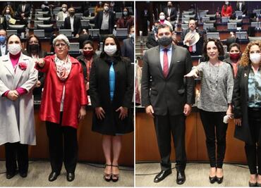 Rinden protesta en el Senado Graciela Márquez y Galia Borja para el Inegi y Banxico
