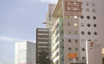 Vacantes, 17% de oficinas en CDMX a causa de pandemia
