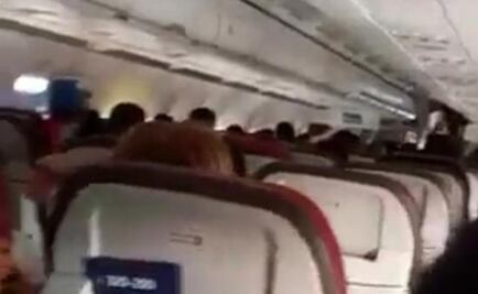 Pánico en el aire: un avión aterriza en llamas en Colombia