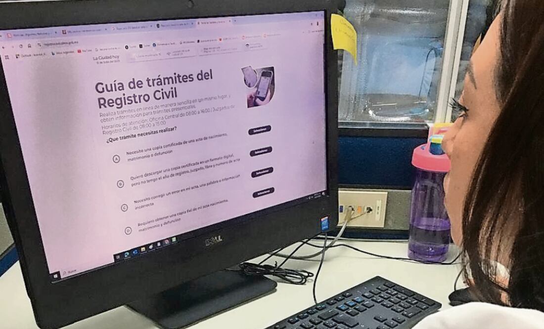 La Ciudad de México es la primera entidad del país con el total de sus trámites de Registro Civil digitalizados, destacó la Jefatura de Gobierno. Foto: Especial