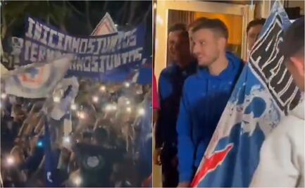 Cruz Azul recibe espectacular serenata previo al duelo ante América; jugadores agradecen el apoyo de la afición