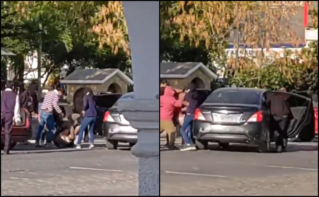 El momento de la privación de la libertad fue captado en video y difundido por redes sociales. Foto: Captura de pantalla