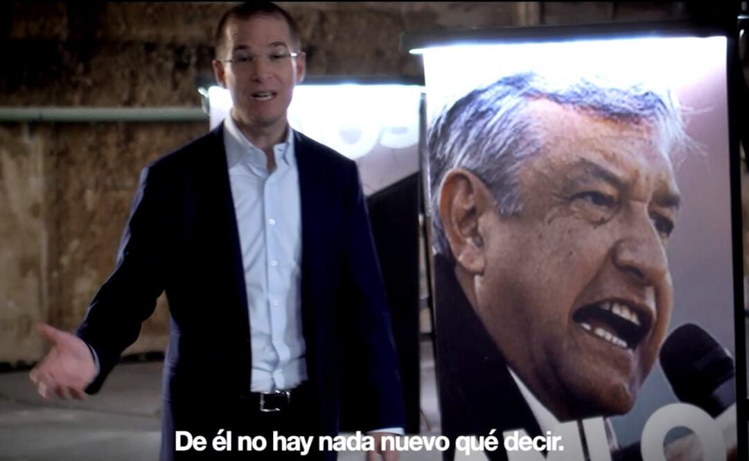 El líder nacional del PAN, Ricardo Anaya, decidió sumarse a la estrategia del PRI y atacar directamente a Andrés Manuel López Obrador. Foto: Tomada de video