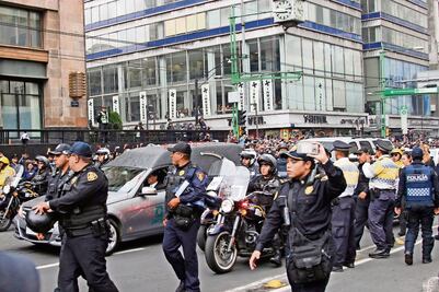 Más de 2 mil policías vigilan traslado de 'Juanga'