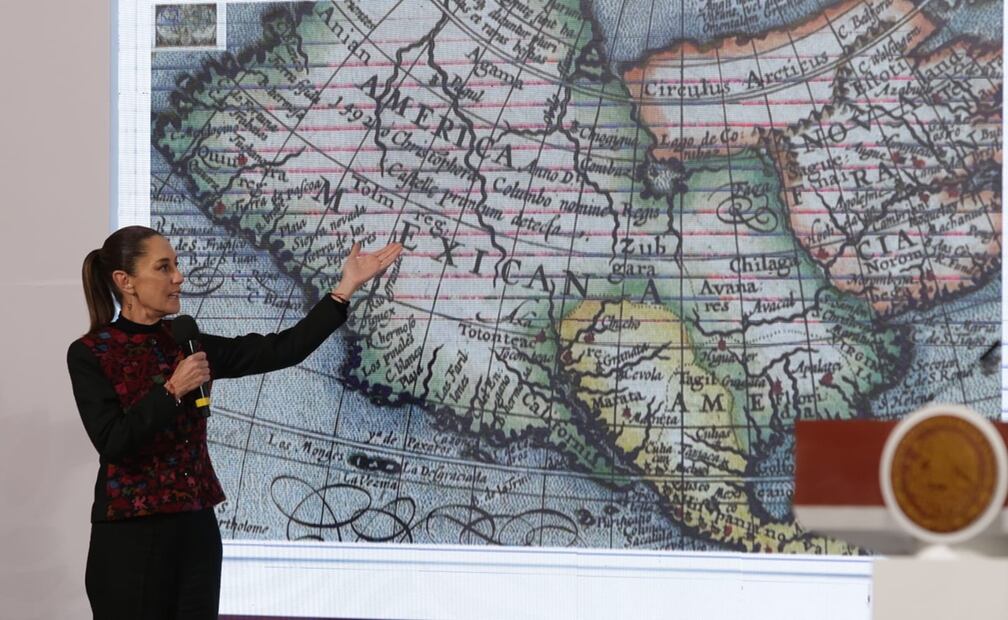 “¿Por qué no le llamamos América Mexicana (a Estados Unidos)? Se oye bonito”, expresó la presidenta Sheinbaum Pardo. Foto: Carlos Mejía / EL UNIVERSAL