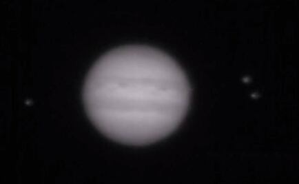 Capturaron choque de un objeto contra Júpiter