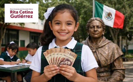 Beca Rita Cetina sorprende con PAGO TRIPLE en febrero: revisa quiénes lo cobran y el monto