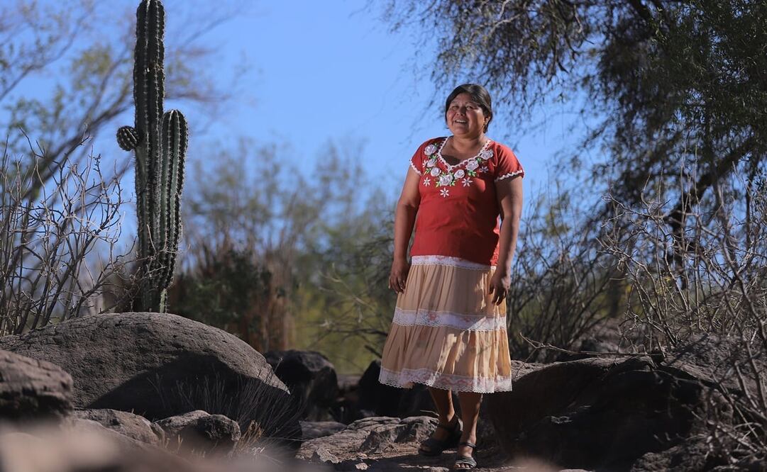 Carlon, abogada, activista, multilinguista yaqui Foto: Javier Escobar