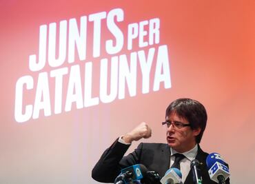 Puigdemont llama a ratificar "voluntad" independentista en elecciones catalanas
