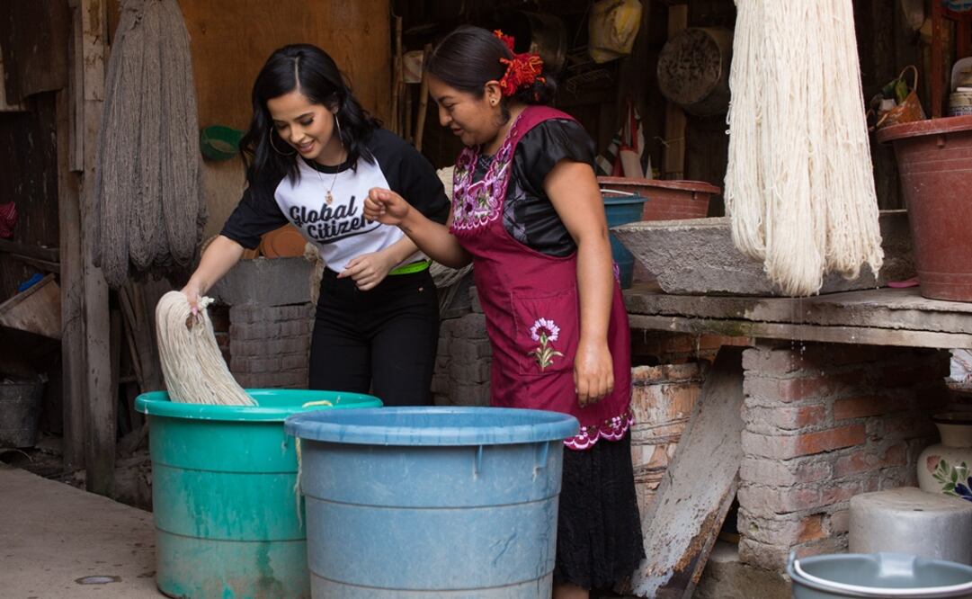 Becky G y otros famosos se sumaron a la campaña Global Citizen. Foto: Cortesía