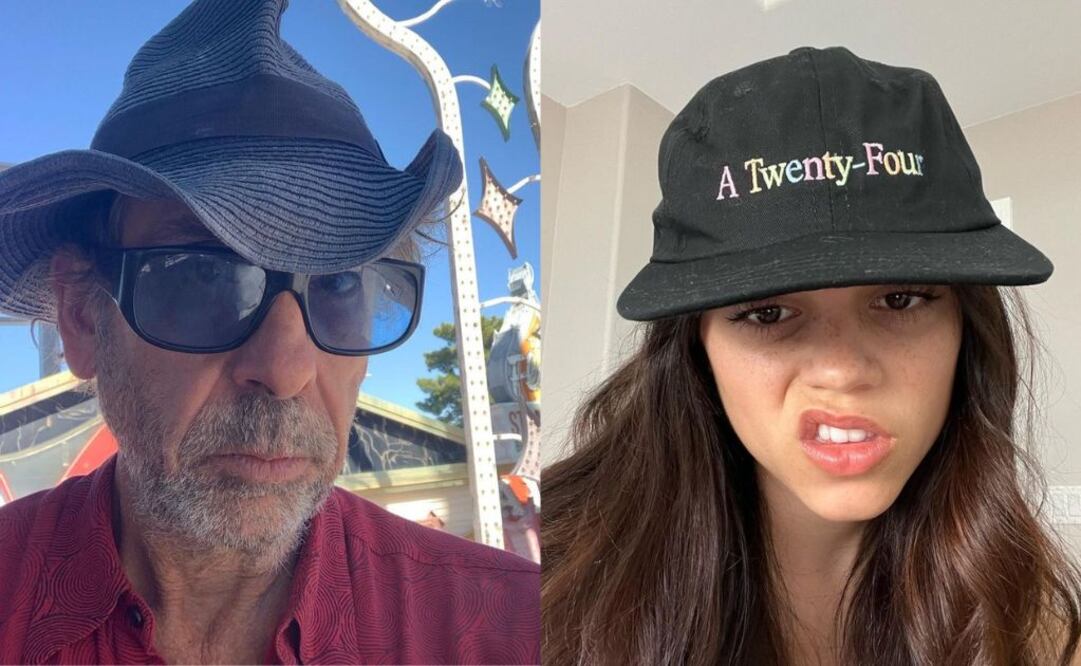 Tim Burton y Jenna Ortega. Fuente: Instagram @jennaortega y @timburton