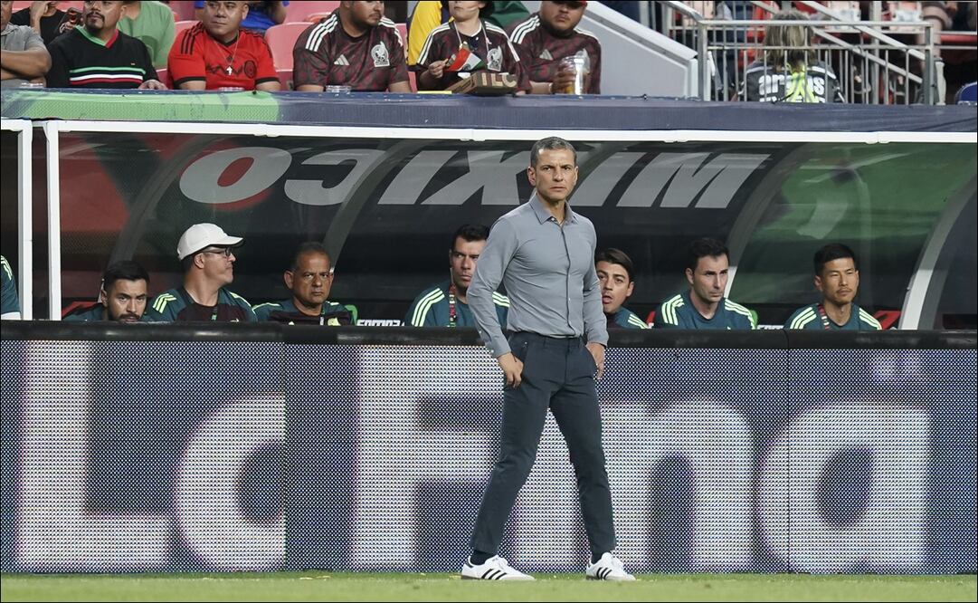 Jaime Lozano durante el México vs Uruguay - Foto: Imago7