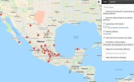 Google activa plataforma de alertas ante llegada de huracán Willa