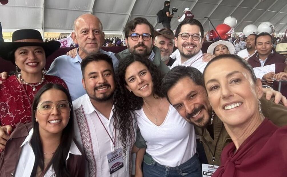 Claudia Sheinbaum informó que el domingo acompañará a Delfina Gómez en su cierre de campaña en Valle de Chalco. Foto: Especial