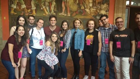 ​​Angélica Rivera da tour a Diego Boneta